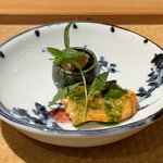 日本料理こまつ - サクラマス 蝦夷鮑