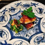 料理屋もり尋 - 鰻の蒲焼と赤貝の糠和え