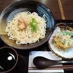 Niikura Udon Hiro Tomi - 季節のかき揚げぶっかけうどん