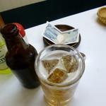 立飲みコーナー大つか - 2014.03 １日目、ホッピー、、白を頼んだはずが、、まあ良いでしょう：笑