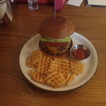 Burger Stand Tender - ダブルチーズバーガーポテトセット