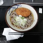 鉄剣タロー食堂 - コロッケそば 400円