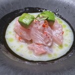 ペルー料理 bepocah - Ceviche de besugo rojo