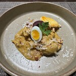 ペルー料理 bepocah - アヒ・デ・ガジーナ(鶏のイエローホットペッパー煮込み)