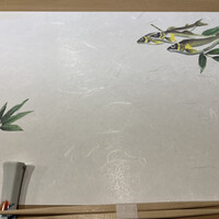 うを徳 - テーブルマットは鮎