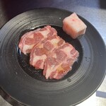 焼肉 肉どうし - お通し(レモンペッパー)