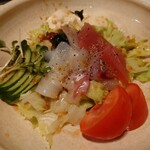 おおにし - 海鮮野菜和風サラダ