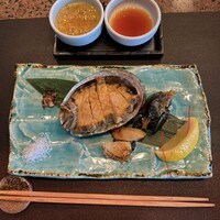 鉄板焼 赤坂 - 鮑