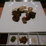 TEPPAN DINING KAMIYA - フィレと熟成肉のステーキ
            