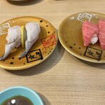 回転寿司 鮮 - 炙り　中トロ太刀魚