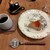 カフェエデン - 料理写真:エデンブレンド＆桜のチーズケーキ