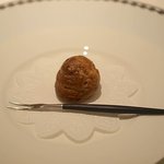 レストラン ヒロミチ - ブルーチーズとクルミのグージュール