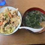 Ura fune - 日替わランチ 焼肉丼 ミニラーメン