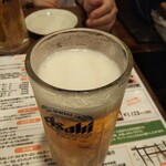 Tetsunabe - 生ビール 中
