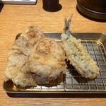 博多天ぷら たかお ビナガーデンズ海老名店 - 豚肉、鰯