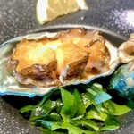 鉄板焼 天 本丸 - 活鮑の鉄板焼 