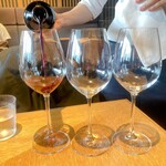 鉄板焼 天 本丸 - 赤ワイン