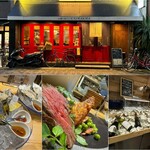 四ツ橋・新町 牡蠣と肉たらしビストロAKIRA - 