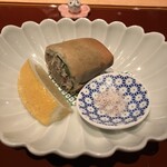 249208144 - 稚鮎の春巻き