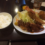 とんかつ ひろ喜 徳庵本店 - 一口MIX定食