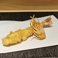 京橋 天冨良と鮨 いしい - 車海老と頭