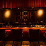 鉄板料理 昔 - カウンター席