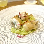 prospero - 岩牡蠣と信州グリーンアスパラのリゾット