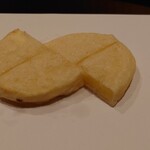 天ぷら 京星 - さつまいも(砂糖とブランデーつける前)