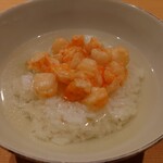 天ぷら 京星 - 海老のかき揚げ天茶漬け