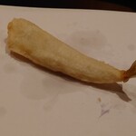 天ぷら 京星 - きす(ゆず入り)