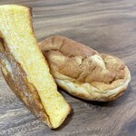 ブーランジェ 神守店 - 厚切りフレンチ＆揚げパン（きなこ）