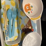 らーめん富神 - 子供用のセット。なんか親切！