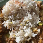 Spice curry mokuromi - ライスのアップです