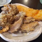 手打ちうどん　 いしづか - 野菜三点盛り