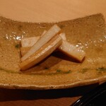 天ぷら 京星 - 大根の甘酢漬け