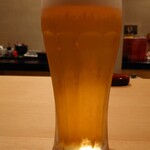 天ぷら 京星 - 生ビール