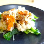 中華ダイニング SCENT - ハモの香り蒸し梅肉ソース