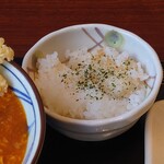 丸亀製麺 盛岡店 - ひと口ごはんアップ