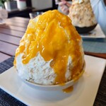 カフェアンドキッチン ふわりずむ - マンゴー杏仁レアチーズ