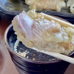 手打うどん ちえ福 - かしわ天　揚げたてで柔らかくてジューシー