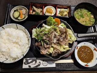 Shokudou Suzuhiro - 近江牛　肉焼き定食