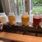 Hotel Harvest Kyu Karuizawa - I always start with milk and orange juice.