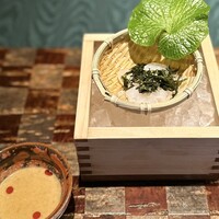 龍吟 - のれそれつけ麺 ゴマだれ 山椒と一味オイル