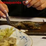 料理旅館 田事 - この店には鮎の独特の食べ方がある　骨まで食べられる