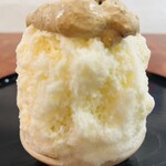 こひる庵 - 味見氷　お豆のきなこクリーム　200円