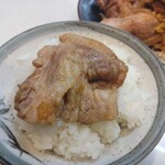 まるやま食堂 - 林SPFのリブロースしょうが焼き オンザライス