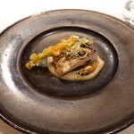 レ セゾン - シマアジの炭火焼