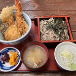 本手打ち　きむら - 料理写真:'24/06/02 天重セット（税込1,200円）