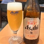 蝋燭屋 - アサヒスーパードライ瓶ビール700円