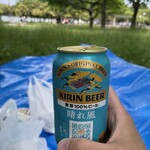 焼肉専門 田中精肉店 - 外で飲むお酒は最高～♫